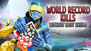 WORLD RECORD KILLS WITHOUT BODY SHIELD (Apex Legends Gameplay)