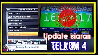 Update siaran telkom 4 terbaru || Sport TV satelit telkom 4