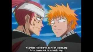 Renji holding Rukia's breath (Dubbed in English)