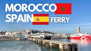 Morocco to Spain Ferry, Crossing the Strait of Gibraltar