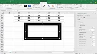 How to Increase or Decrease Thickness Cell or Line Border in Microsoft Excel 2017
