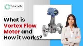 What is Vortex Flow Meter and How it works? #vortex #flowmeter Radical TechArt l Radical TechMart