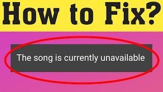 How To Fix This Song is Currently Unavailable Error || Instagram Music Story Not Working Problem