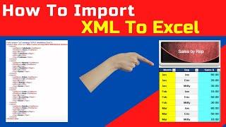 How to Import XML File to Excel File