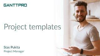 How to use project templates in GanttPRO