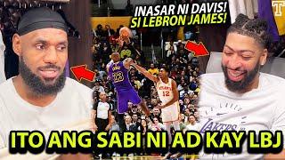 Ito ang "Pabirong sinabi ni Anthony Davis kay Lebron James!" matapos mahigitan si Michael Jordan!