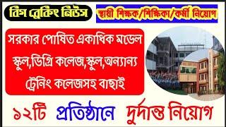 Govt.Spon Model School Teaching,Non-Teaching|Degree College Job|School Teacher|Training College Job|