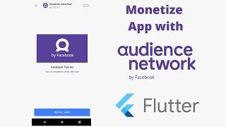 Facebook Audience Network into Flutter Application | Monetize Apps | Earn by ads | Flutter 2020