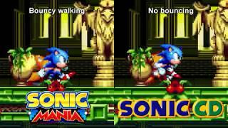 Sonic Mania - Sonic CD Walking Animation Mod (Download)