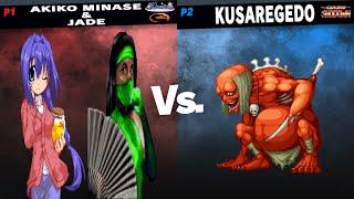 Tristan's MUGEN - Akiko Minase & Jade (Me) Vs Kusaregedo (H"/MM)