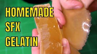 Homemade SFX gelatin  |  How to make Special Effects Gelatine at home | Tutorial