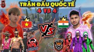 FREE FIRE | Trận Đấu Giữa "VIETNAM Vs INDIA" 4 VS 4 Full Gameplay Khiến Đối Thủ Phải Ngộp
