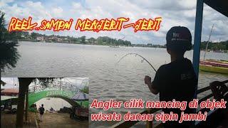 Reel menjerit, Angler cilik mancing ikan patin di wisata danau sipin jambi