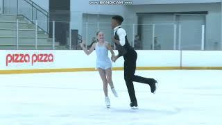 Audrey Carle - Gabriel Farand SP Junior Pairs Minto Summer Skate 2019