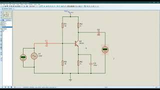 How to Simulate Transistor as an Amplifier in Proteus 8|| Common Emitter