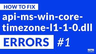 api-ms-win-core-timezone-l1-1-0.dll Missing Error | Windows | 2020 | Fix #1