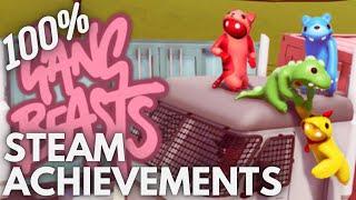 [STEAM] 100% Achievement Gameplay: Gang Beasts