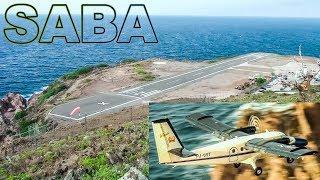 SABA One of the Shortest Runways in the World!