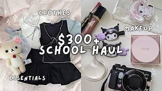 back to school haul 2024 .°⋆ clothing try-on, school supplies & essentials, university student