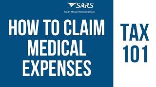 How to claim medical expenses on your 2022 tax return | SARS eFiling Tutorial