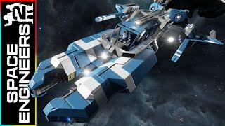 The Ultra Sleek Blue Fighter VS 1! - Space Engineers 2