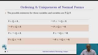 Ordering & Uniqueness of normal forms