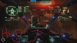 Star Citizen HUD Интерфейс в корабле