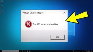 Fix The RPC server is unavailable in Windows 10 / 11 /8/7 | How to Solve rpc server is unavailable️