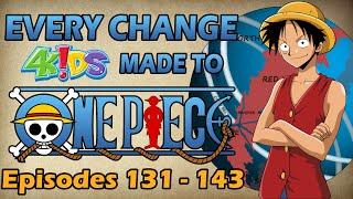 Every Change 4Kids Made to One Piece: Post Alabasta - Rainbow Mist Arc