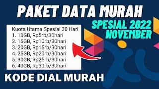 PAKET Xl MURAH 2022 | PAKET MURAH XL | CARA DAFTAR KODE DIAL XL MURA 2022 - Spesial November