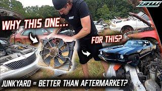 Junkyard Electric Fan Hunting: The $20 Fans That Beat Almost Everything! (What To Look For)