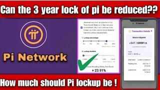 How to change pi lockup duration || PI lockup duration percentage