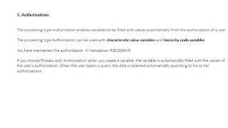 Variable Processing Types in SAP BI