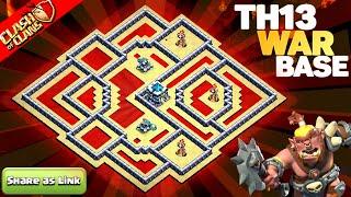 NEW UNBEATEN! Town Hall 13 WAR Base with Copy Link 2024 | TH13 CWL BASE Clash of Clans #1259