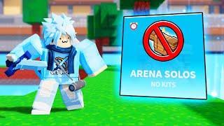 No Armor Challenge In NEW Arena Solos Mode (Roblox Bedwars)