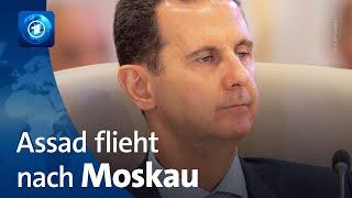 Assad und Familie laut russischen Medien in Moskau