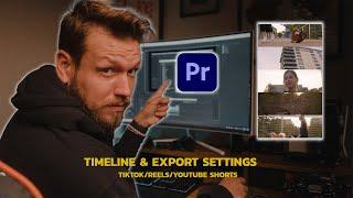 My BEST Premiere Pro Timeline & Export Settings! (TikTok/Reels)