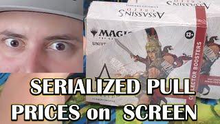 Assassin's Creed Double Collector Opening - MTG - SERIALIZED PULL & Wild Textured