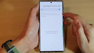 Galaxy S22/S22+/Ultra: Turn On/Off Warning From Samsung Internet Before Opening Malicious Websites