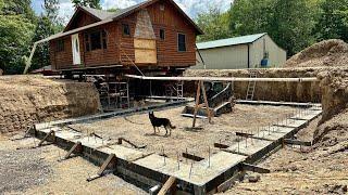 New Concrete Footing Under an Existing House - House Build #2