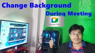 How to Change Background on Google Meet | Visual Effects of Google Meet |