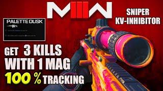 COD MW3  Sniper  KV Inhibitor BUGGED??  (Get 3 Kills With 1 Magazine) 100% Tracking