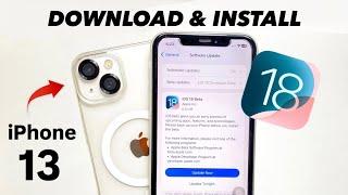 How to Install & Update iPhone 13 on iOS 18 - iOS 18 Not Showing on iPhone 13 Fixed - Download iOS18