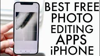 Best FREE Photo Editing Apps For iPhone! (2021)