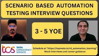 Automation Testing Interview Questions | Scenario Based Testing Interview Questions