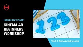 C4D R25 Beginners Workshop (Part 4 - Animation and Dynamics)