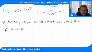 Module 9 - Video 5 - Integration by Substitution