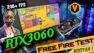 Free Fire Ryzen5 5500 + RTX 3060 12GB | 120 FPS Ultra Graphics Emulator Bluestacks 5 (2024)