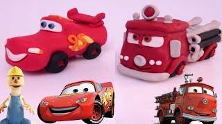 McQueen and Red - Disney Pixar Cars | PLAY DOH | PLAY with CLAY