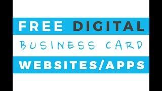 3 Best Free Digital Business Card Online Generators & Apps - Talk Through Tutorial